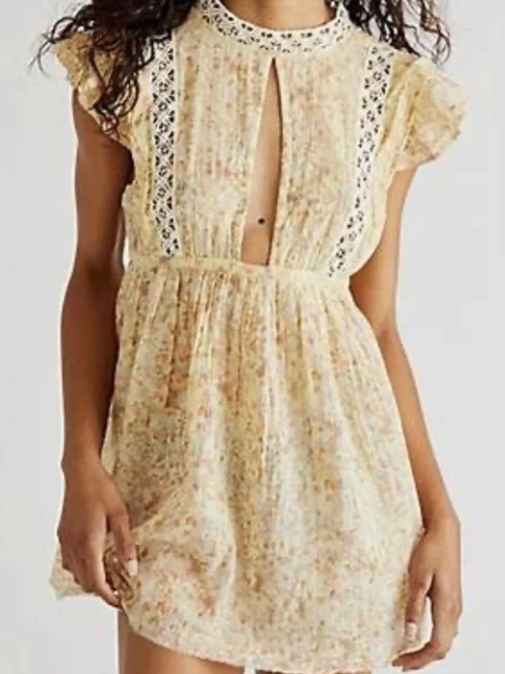Free People FP One Eva Tunic Top Size Small